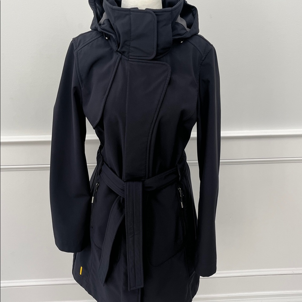 Lole Black Hooded Coat - Picture 2 of 16